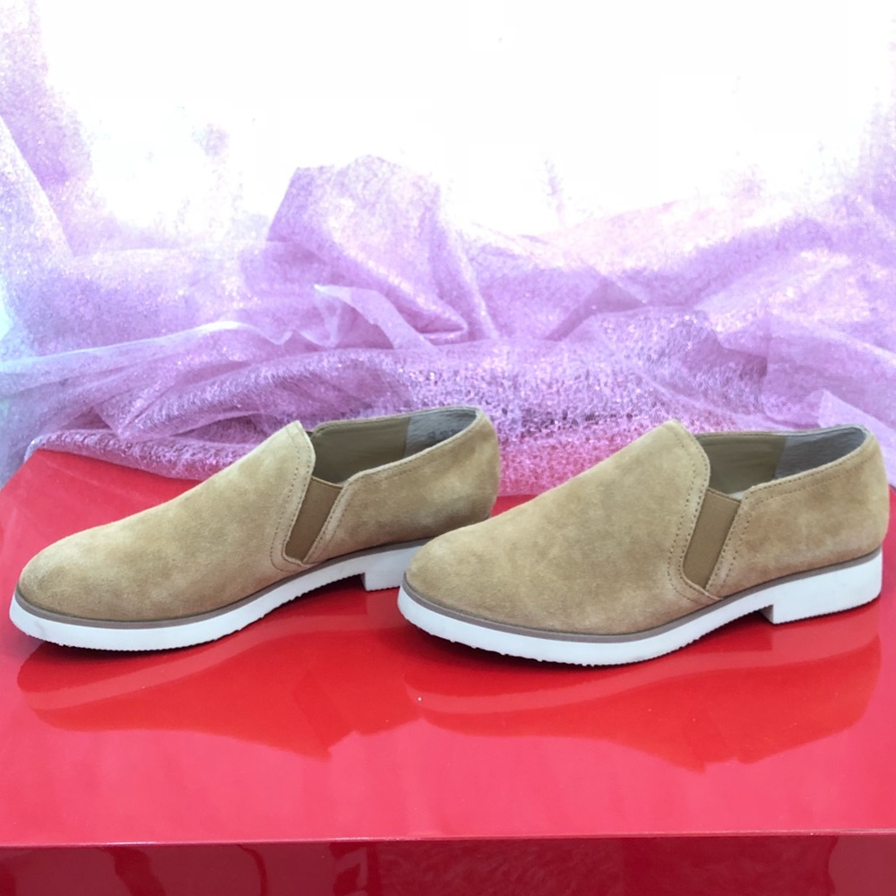 Franco Sarto suede NWOT brown flats